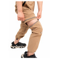 2021 new boys overalls detachable thin children's pants stretch quick-drying pants zip off trouser